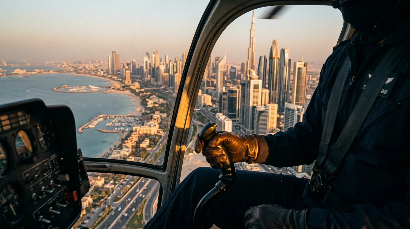 Abu Dhabi Corniche Helicopter Flight