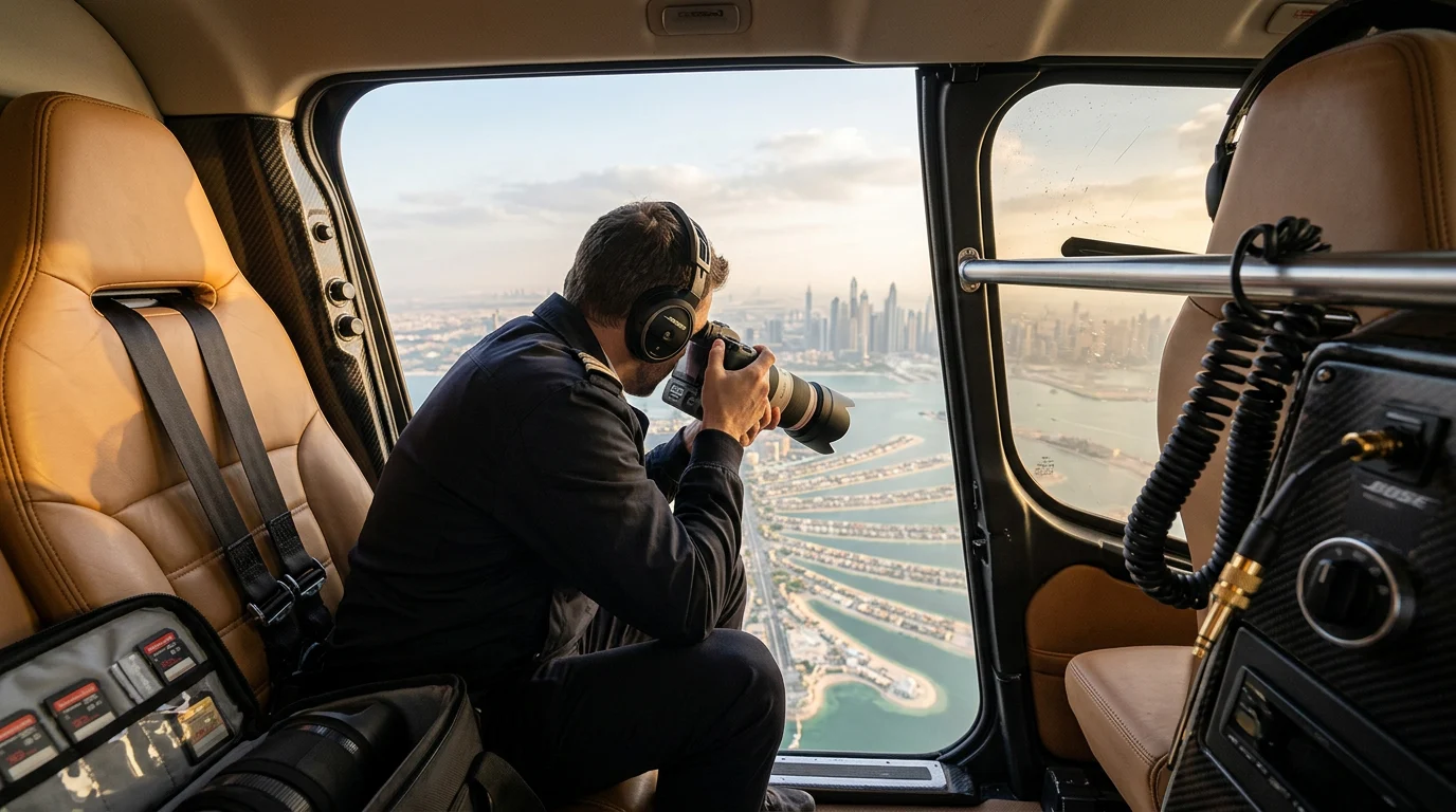 Helicopter Transfer Palm Jumeirah in UAE