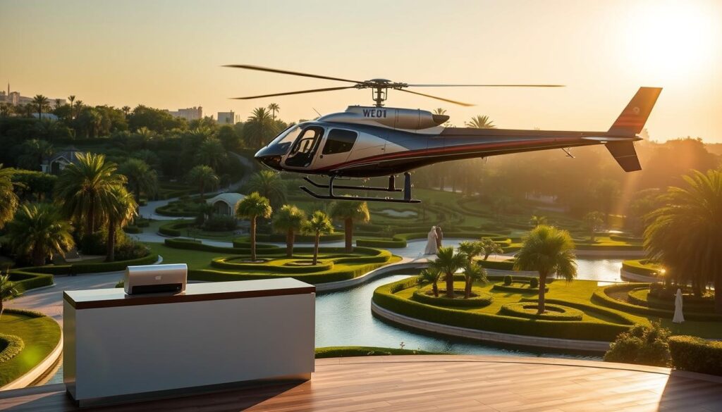 Helicopter Ride Booking Service Near Discovery Gardens Dubai