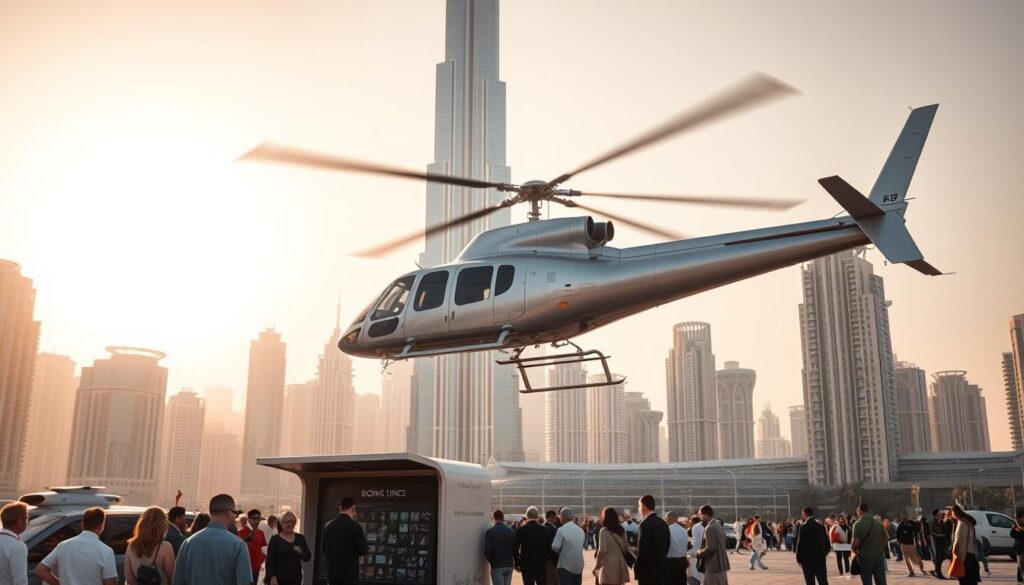 Helicopter Ride Booking Service in Downtown Dubai