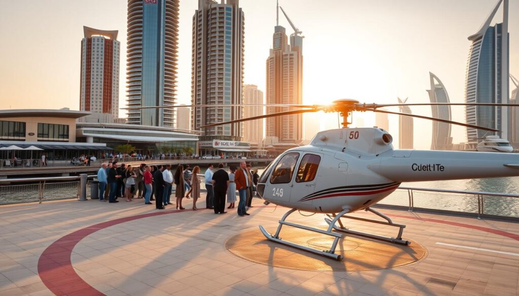 Helicopter Ride Booking Service in Dubai Creek Harbour