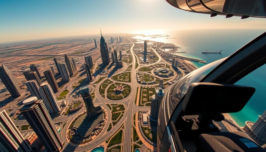 Scenic Helicopter Rides in Dubai South
