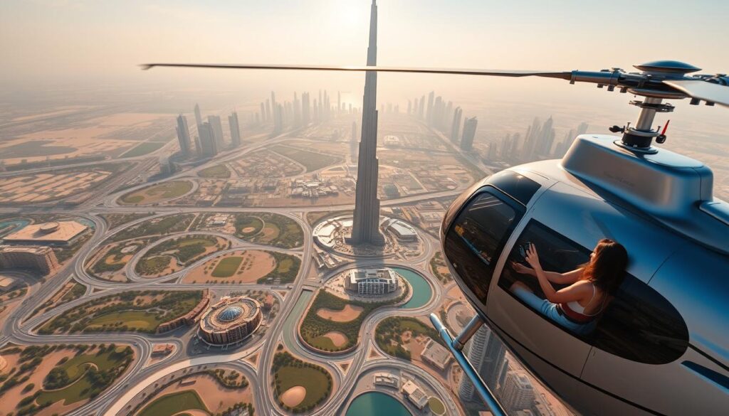 Helicopter Tours & Rides Near International City, Dubai