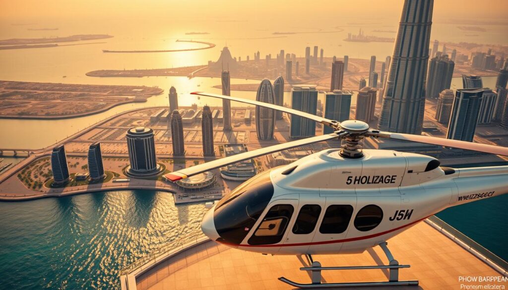 Helicopter Ride Booking Service in Palm Jumeirah, Dubai