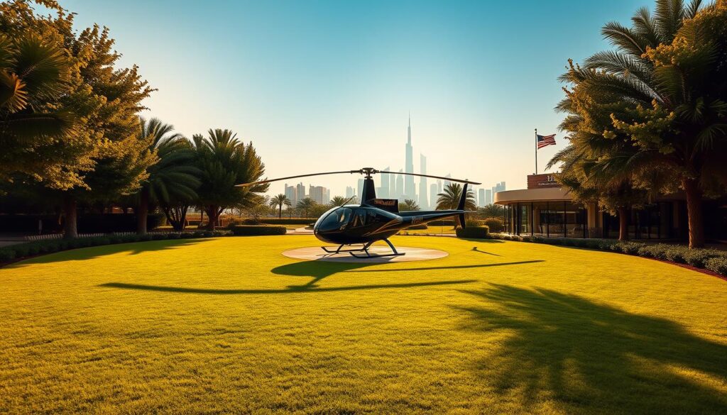 Helicopter Ride Booking Service in The Meadows Dubai